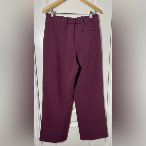 Old Navy Extra High-Rise Taylor Wide Leg Trouser NWOT Size Medium in Cherry Bark - Picture 4 of 7